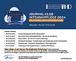 Logo Online: Sedierung auf der Intensivstation - Journal Club Intensivpflege 2024