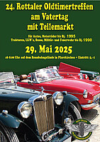 Logo 24. Rottaler Oldtimertreffen mit großem Teilemarkt