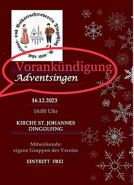 Banner Adventsingen