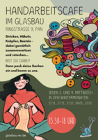 Logo HANDARBEITSCAFÉ im GLASBAU - VERLÄNGERT 