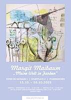 Logo Ausstellung von Margit Maibaum -