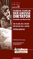 Logo StadtTheater: Charlie Chaplin - Der große Diktator