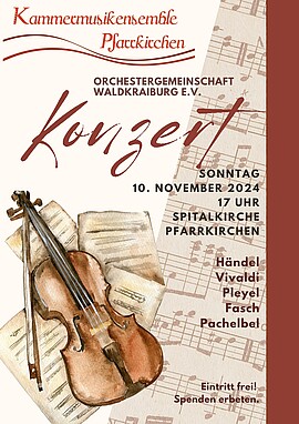 Banner Jahreskonzert in der Spitalkirche Pfarrkirchen