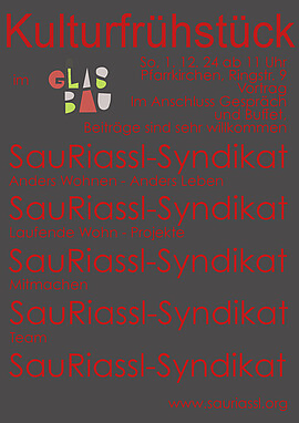 Banner KULTURFRÜHSTÜCK im GLASBAU - Vortrag über ein besonderes Wohnprojekt