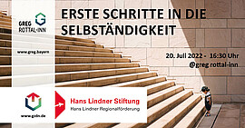 Banner Erste Schritte in die Selbständigkeit