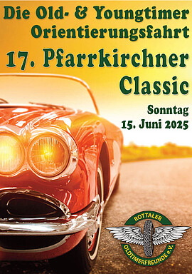 Banner 17. Pfarrkirchner Classic - Old-&Youngtimer-Orientierungsfahrt