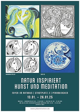 Banner Pop-up-Ausstellung von Barbara Mylla und San Ng