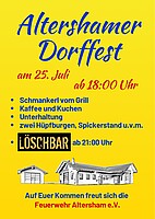 Logo Dorffest der FFW Altersham
