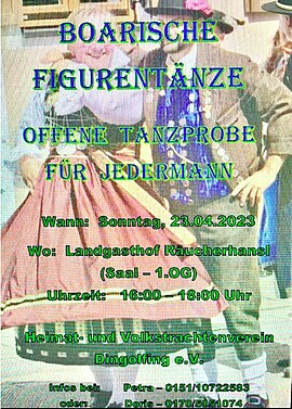 Banner Offene Tanzprobe für Jedermann