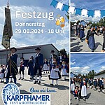 Logo Ausmarsch Karpfhamer Volksfest