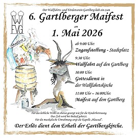Banner 6. Gartlberger Maifest