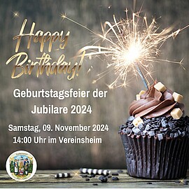 Banner Geburtstagsfeier der Jubilare 2024