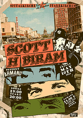 Banner LIVE: SCOTT H. BIRAM (US) - SUPPORT: ARMANO